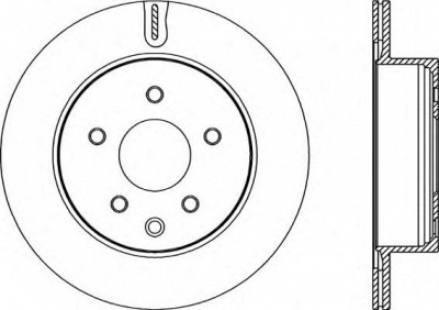 OPEN PARTS bdr220820 -  Тормозной диск